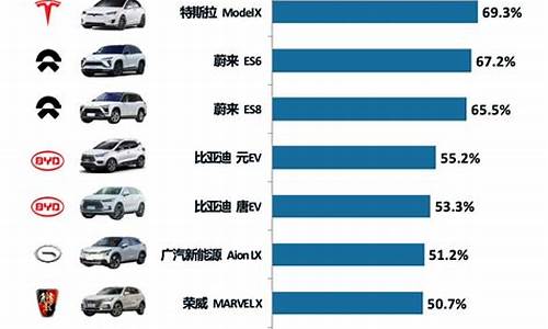 中国新能源汽车排名蔚来一览表最新版最新_国内新能源汽车排名