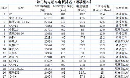 电动汽车电耗 13.8_电动汽车电耗